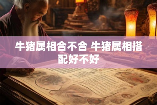 牛猪属相合不合 牛猪属相搭配好不好