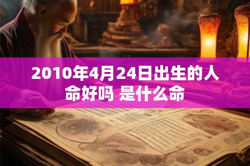 2010年4月24日出生的人命好吗 是什么命
