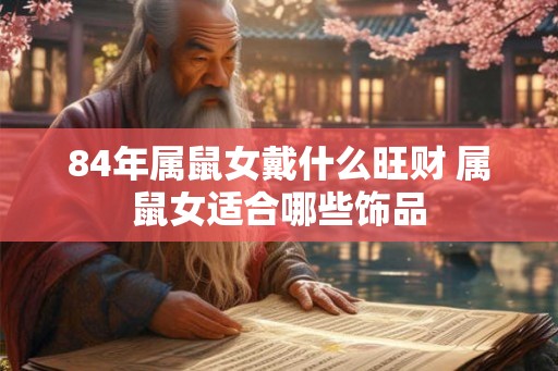 84年属鼠女戴什么旺财 属鼠女适合哪些饰品