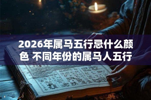 2026年属马五行忌什么颜色 不同年份的属马人五行查询
