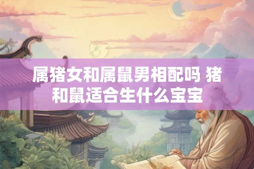 属猪女和属鼠男相配吗 猪和鼠适合生什么宝宝