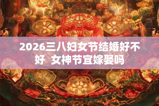 2026三八妇女节结婚好不好  女神节宜嫁娶吗