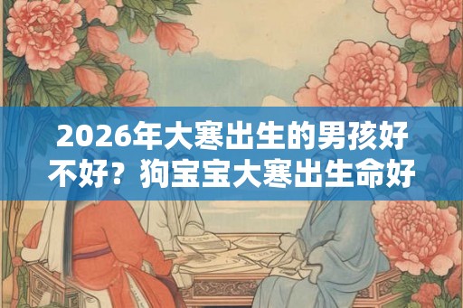 2026年大寒出生的男孩好不好?狗宝宝大寒出生命好吗? 2026年大寒出生的男孩好不好?狗宝宝大寒出生命好吗?