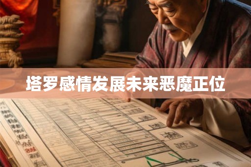 塔罗感情发展未来恶魔正位
