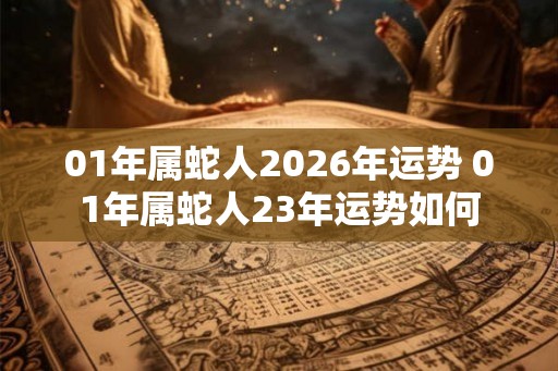 01年属蛇人2026年运势 01年属蛇人23年运势如何