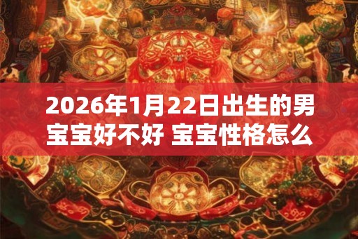 2026年1月22日出生的男宝宝好不好 宝宝性格怎么样 2026年1月22日出生的男宝宝好不好 宝宝性格怎么样
