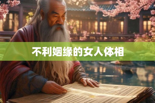 不利姻缘的女人体相