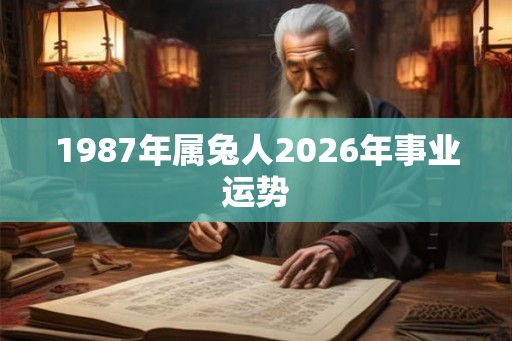 1987年属兔人2026年事业运势 1987年属兔人2026年事业运势