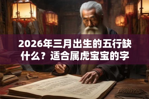 2026年三月出生的五行缺什么？适合属虎宝宝的字