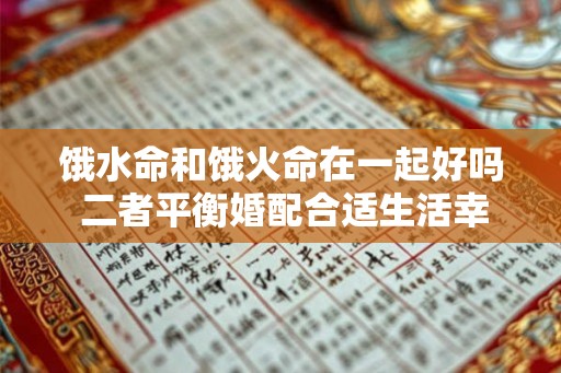 饿水命和饿火命在一起好吗 二者平衡婚配合适生活幸福 饿水命和饿火命在一起好吗 二者平衡婚配合适生活幸福