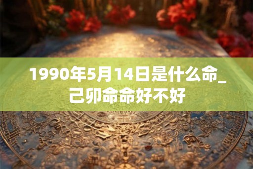 1990年5月14日是什么命_己卯命命好不好