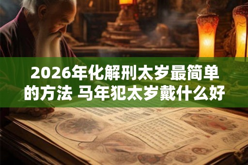 2026年化解刑太岁最简单的方法 马年犯太岁戴什么好