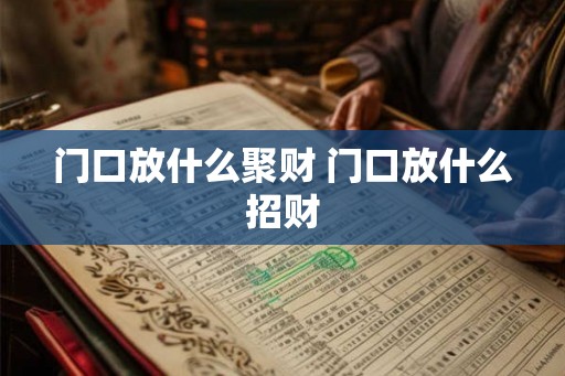 门口放什么聚财 门口放什么招财 门口放什么聚财 门口放什么招财