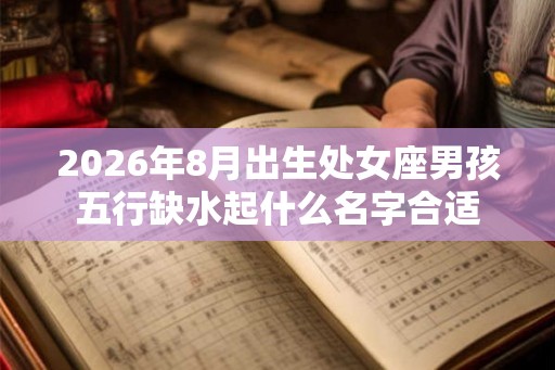2026年8月出生处女座男孩五行缺水起什么名字合适