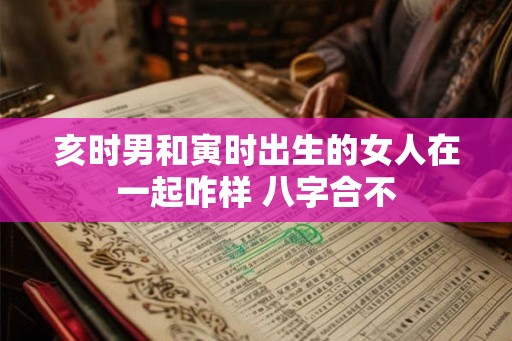 亥时男和寅时出生的女人在一起咋样 八字合不