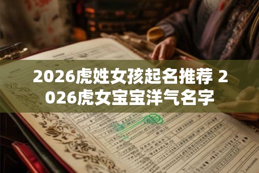 2026虎姓女孩起名推荐 2026虎女宝宝洋气名字