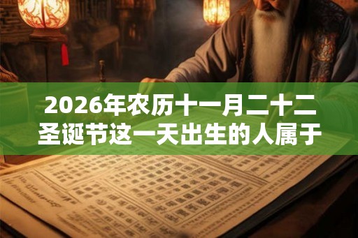 2026年农历十一月二十二圣诞节这一天出生的人属于什么星座