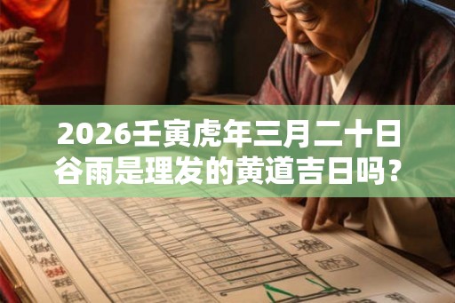 2026壬寅虎年三月二十日谷雨是理发的黄道吉日吗？