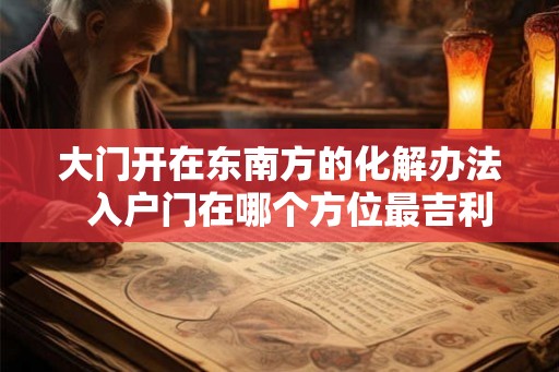 大门开在东南方的化解办法  入户门在哪个方位最吉利