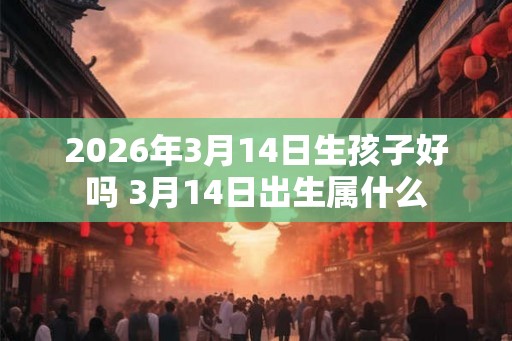 2026年3月14日生孩子好吗 3月14日出生属什么