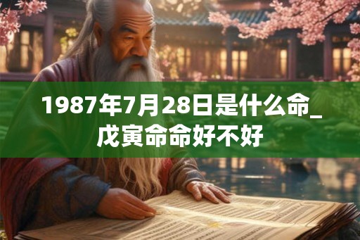 1987年7月28日是什么命_戊寅命命好不好 1987年7月28日是什么命_戊寅命命好不好
