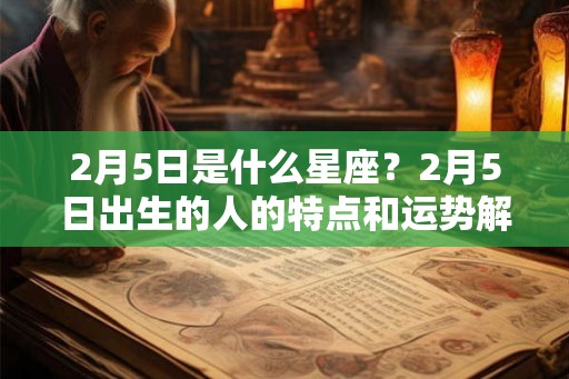 2月5日是什么星座？2月5日出生的人的特点和运势解析