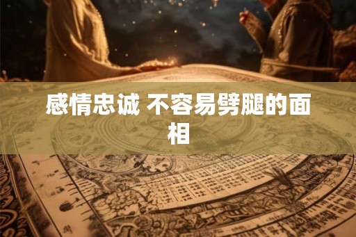 感情忠诚 不容易劈腿的面相