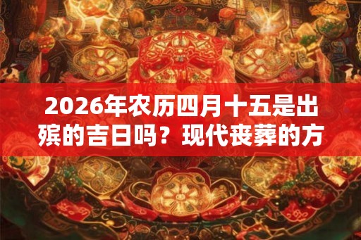 2026年农历四月十五是出殡的吉日吗？现代丧葬的方式