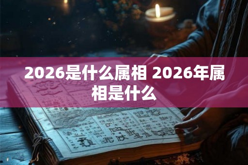 2026是什么属相 2026年属相是什么