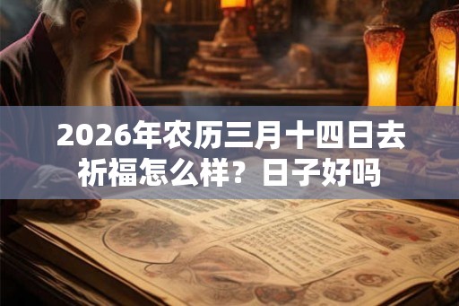 2026年农历三月十四日去祈福怎么样？日子好吗