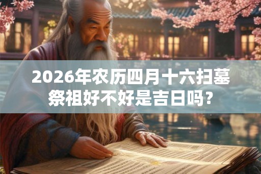2026年农历四月十六扫墓祭祖好不好是吉日吗? 2026年农历四月十六扫墓祭祖好不好是吉日吗?