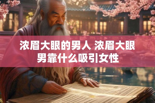 浓眉大眼的男人 浓眉大眼男靠什么吸引女性