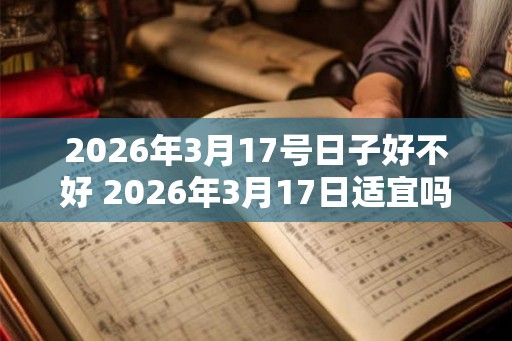 2026年3月17号日子好不好 2026年3月17日适宜吗