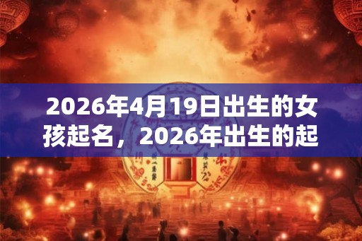 2026年4月19日出生的女孩起名，2026年出生的起名禁忌是什么？