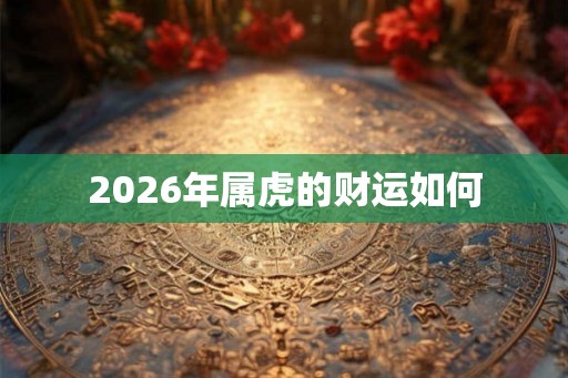 2026年属虎的财运如何 2026年属虎的财运如何