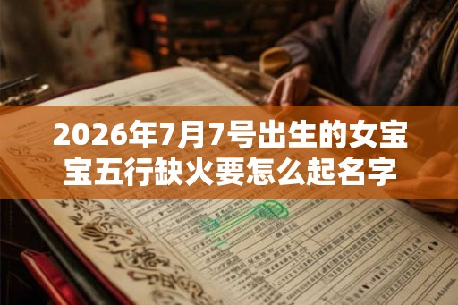 2026年7月7号出生的女宝宝五行缺火要怎么起名字