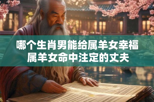 哪个生肖男能给属羊女幸福 属羊女命中注定的丈夫