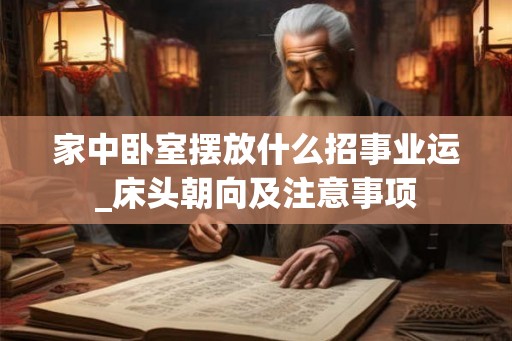 家中卧室摆放什么招事业运_床头朝向及注意事项