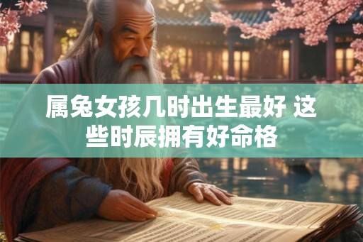 属兔女孩几时出生最好 这些时辰拥有好命格