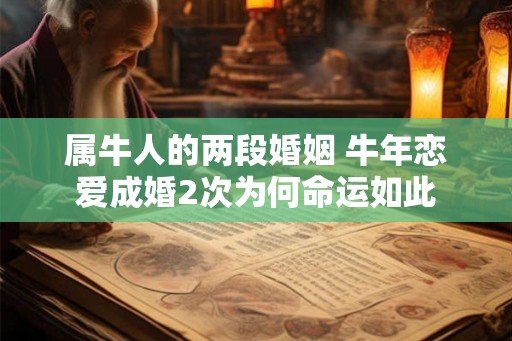 属牛人的两段婚姻 牛年恋爱成婚2次为何命运如此