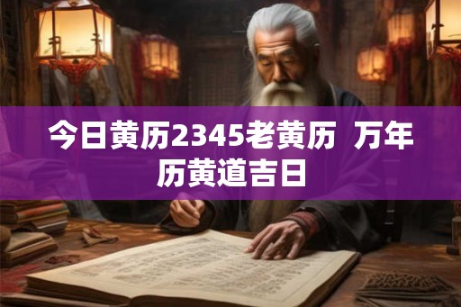 今日黄历2345老黄历 万年历黄道吉日 今日黄历2345老黄历 万年历黄道吉日