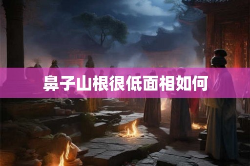 鼻子山根很低面相如何