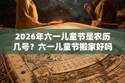 2026年六一儿童节是农历几号？六一儿童节搬家好吗？