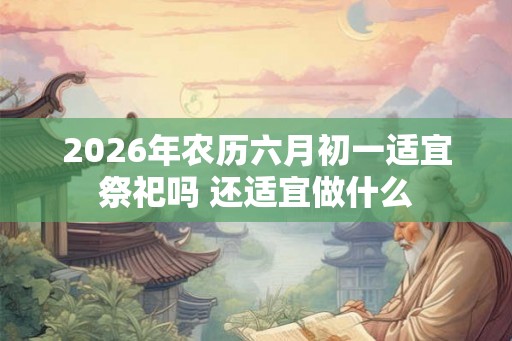 2026年农历六月初一适宜祭祀吗 还适宜做什么