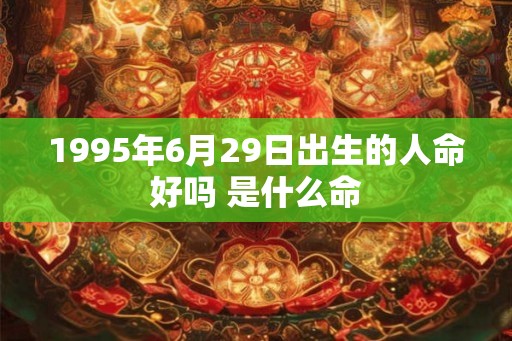 1995年6月29日出生的人命好吗 是什么命 1995年6月29日出生的人命好吗 是什么命