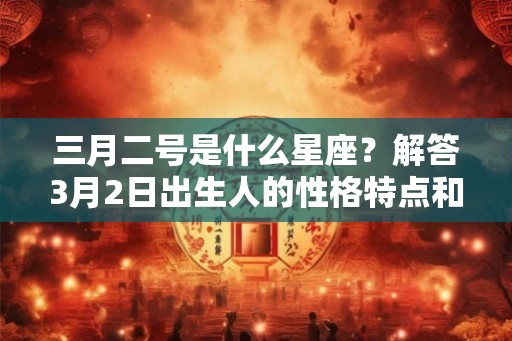 三月二号是什么星座？解答3月2日出生人的性格特点和星座