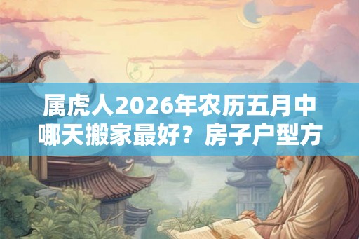 属虎人2026年农历五月中哪天搬家最好？房子户型方正好吗？