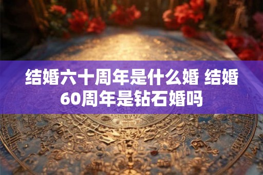 结婚六十周年是什么婚 结婚60周年是钻石婚吗