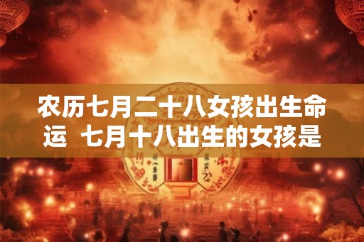 农历七月二十八女孩出生命运  七月十八出生的女孩是什么命