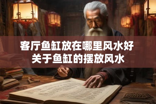客厅鱼缸放在哪里风水好 关于鱼缸的摆放风水 客厅鱼缸放在哪里风水好 关于鱼缸的摆放风水